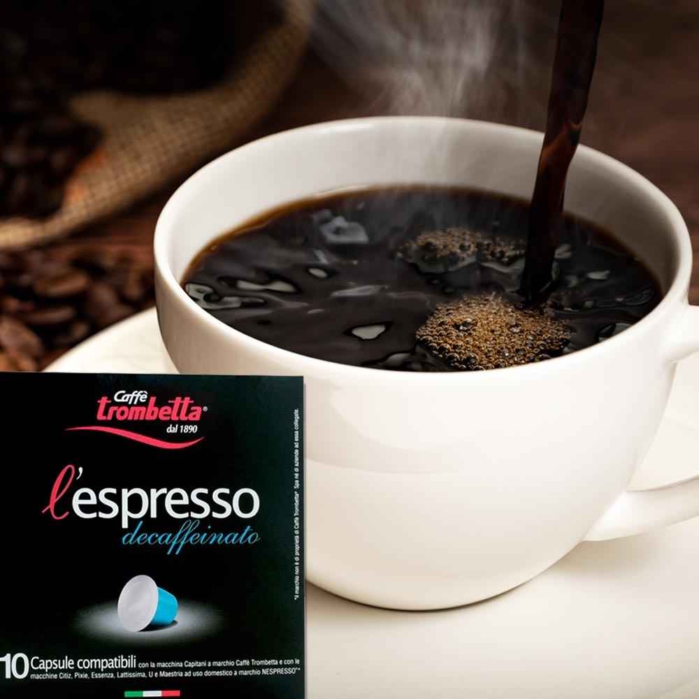 Trombetta Decaf Nespresso Pods, 10 count