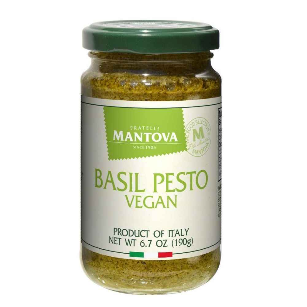 Mantova Vegan Basil Pesto, 6.7 oz.