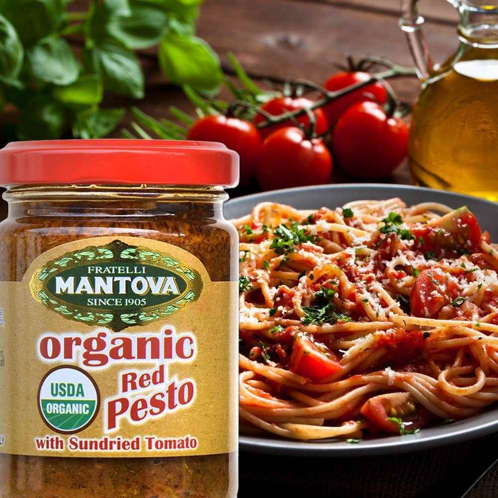 Mantova Organic Red Pesto, 4.6 oz.