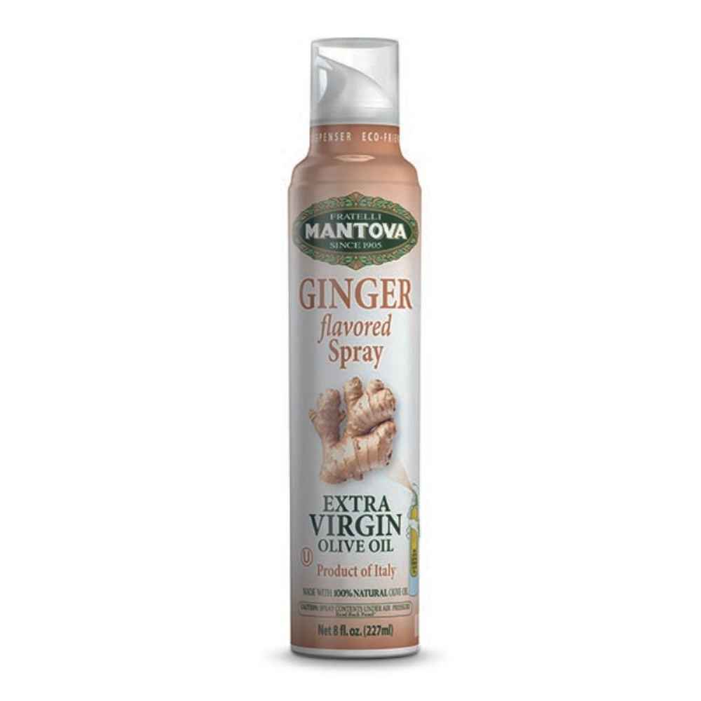 Mantova Ginger Extra Virgin Olive Oil Spray, 8 oz.