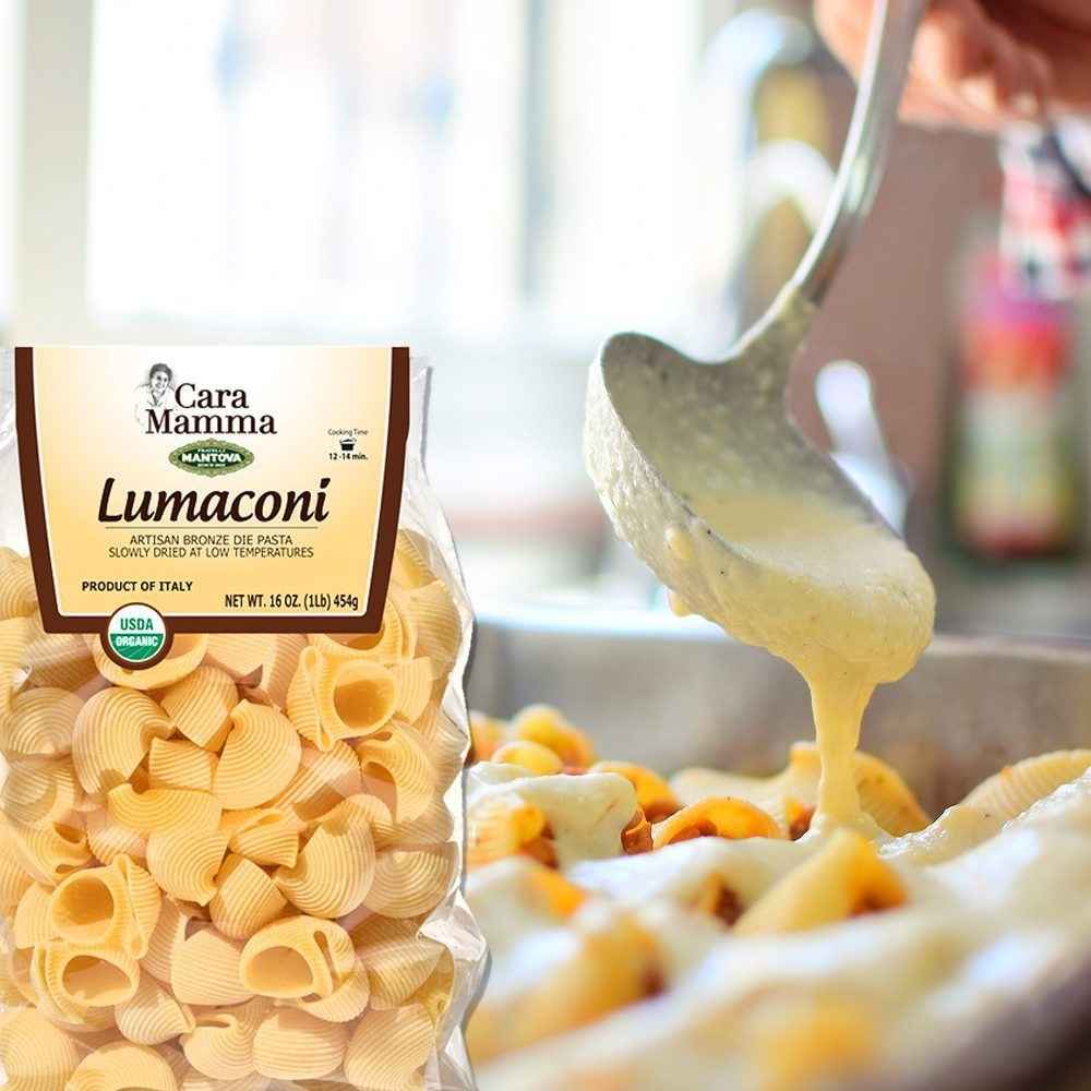 
                  
                    Mantova Cara Mamma Artisan Bronze Die Lumaconi Pasta, 16 oz.
                  
                