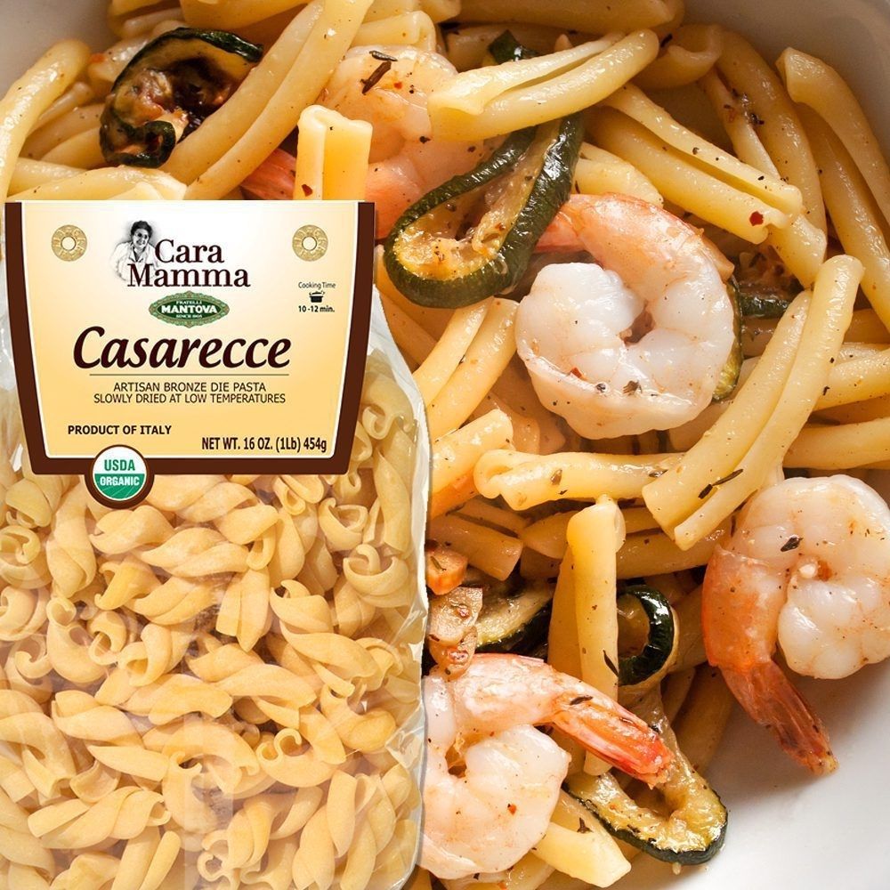 Mantova Cara Mamma Artisan Bronze Die Casarecce Pasta, 16 oz.