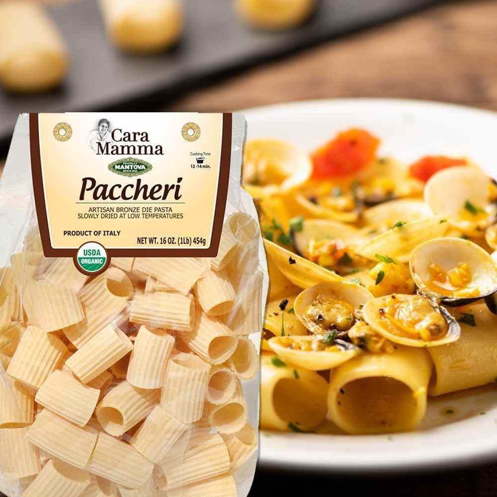 Mantova Cara Mamma Artisan Bronze Die Paccheri, 16 oz.