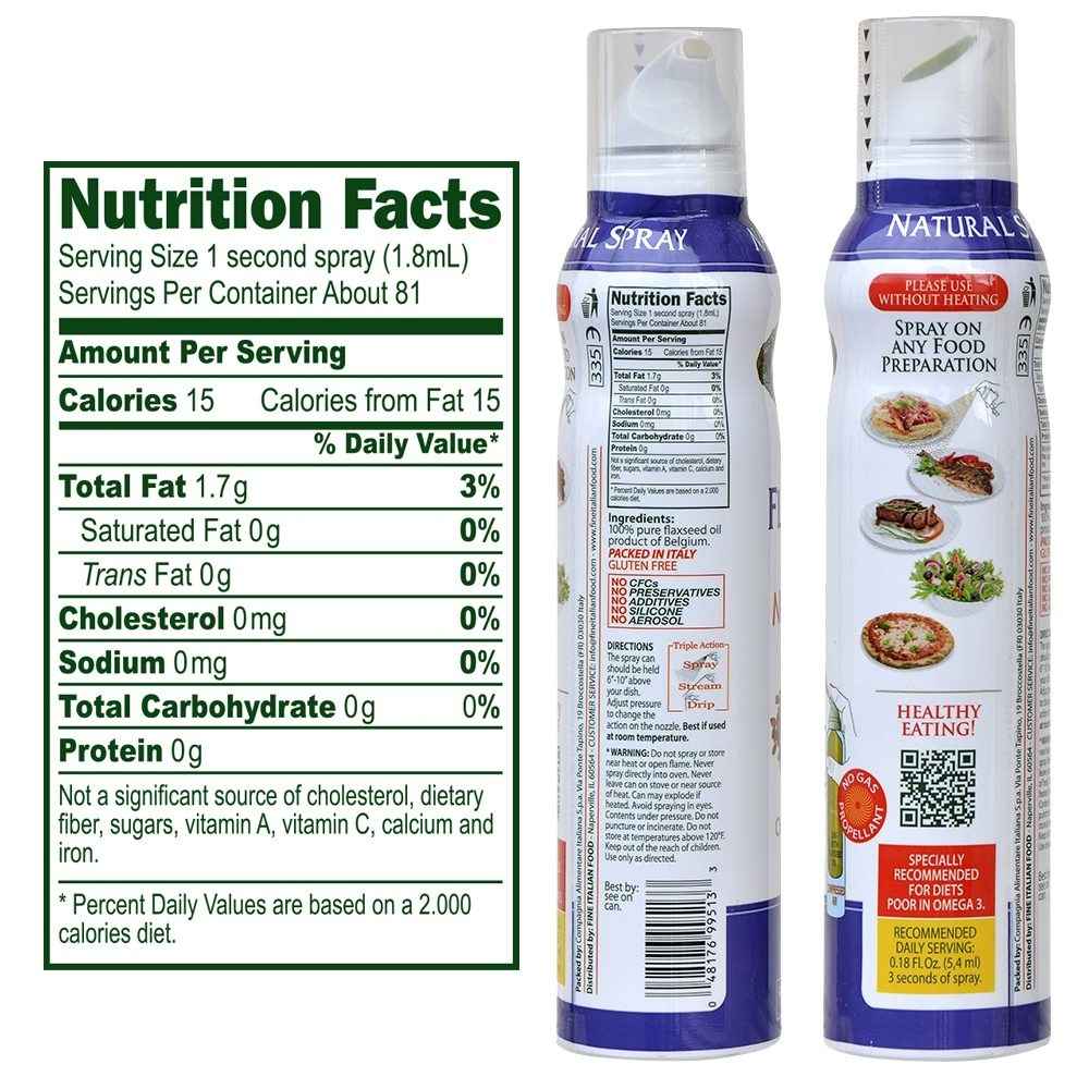 Mantova Flaxseed Oil Spray, 5 oz.