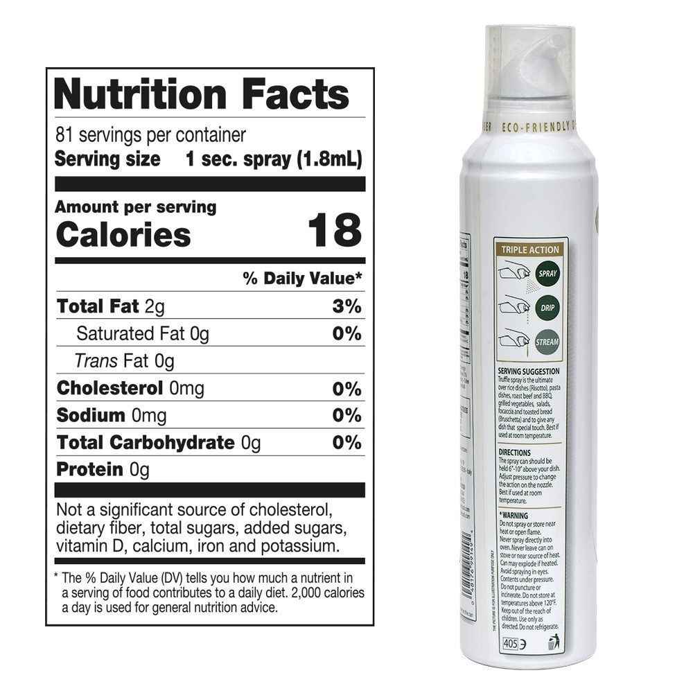 Mantova White Truffle Extra Virgin Olive Oil Spray, 6 oz.