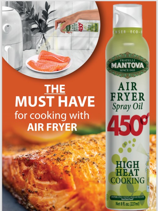 Mantova Air fryer Oil Spray, 8 fl. oz.