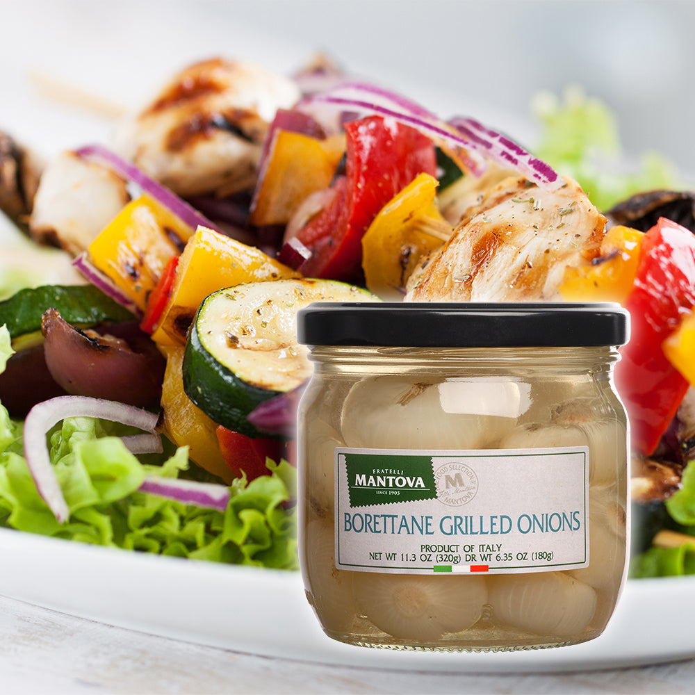 Mantova Borettane Grilled Onions, 11.3 oz