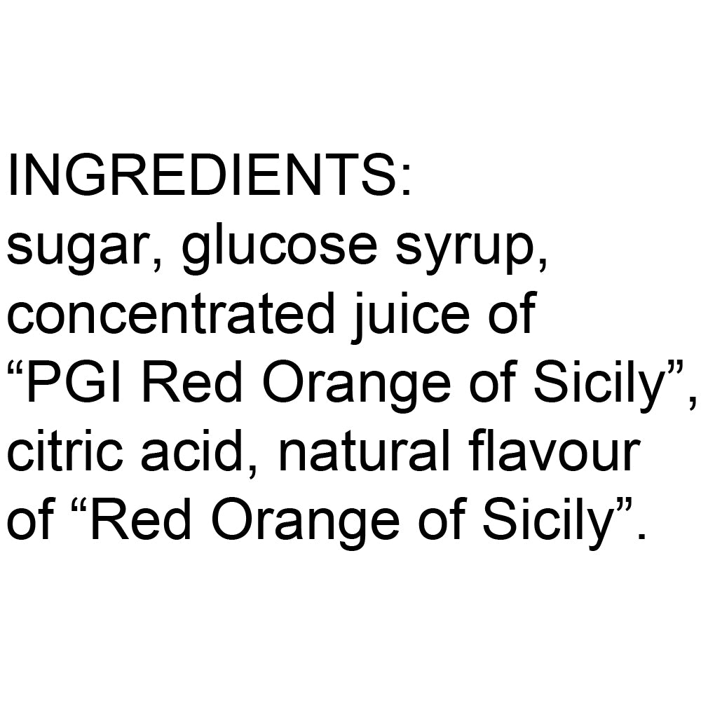 Le Specialità Italiane Hard Candy with Red Orange of Sicily, 3.52 oz.