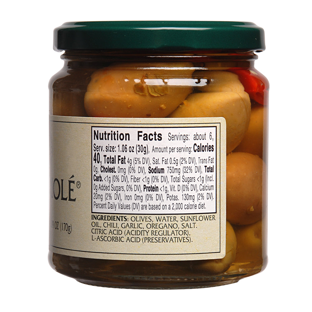 Mantova Super Bariolé Olives, 9.87 oz.