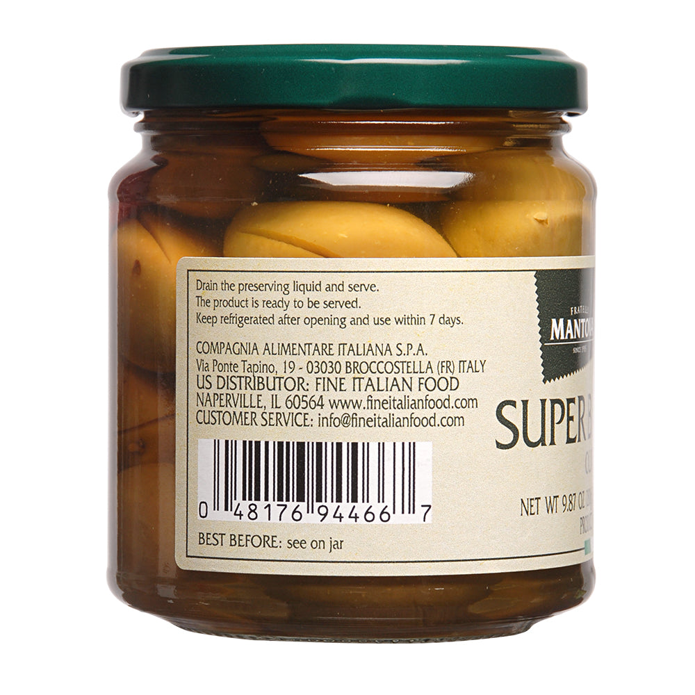 Mantova Super Bariolé Olives, 9.87 oz.