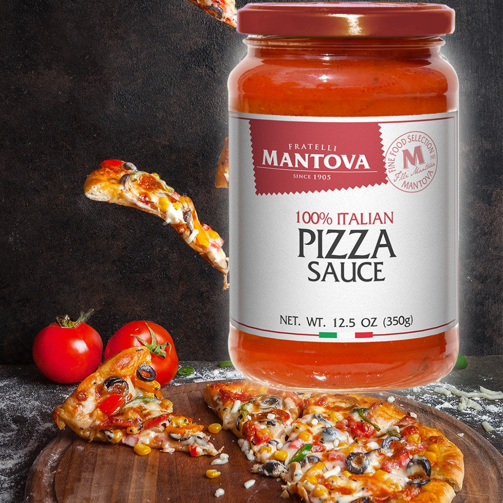 Mantova Italian Pizza Sauce, 12.5 oz