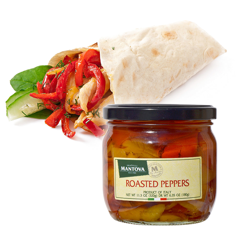 
                  
                    Mantova Roasted Peppers, 11.3 oz.
                  
                