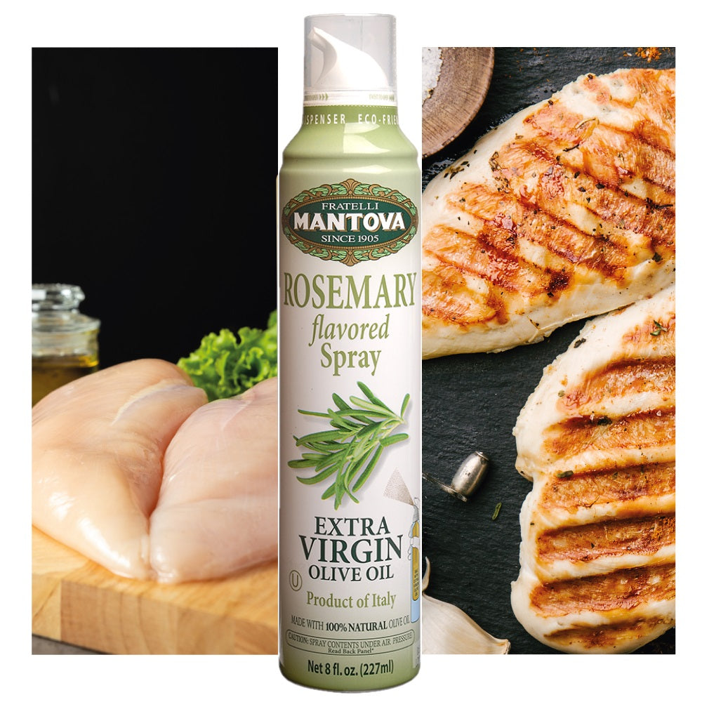 Mantova Rosemary Extra Virgin Olive Oil Spray, 8 oz.
