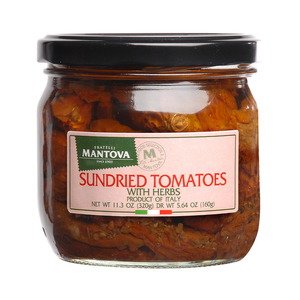 Mantova Sundried Tomatoes with Herbs, 11.3 oz.