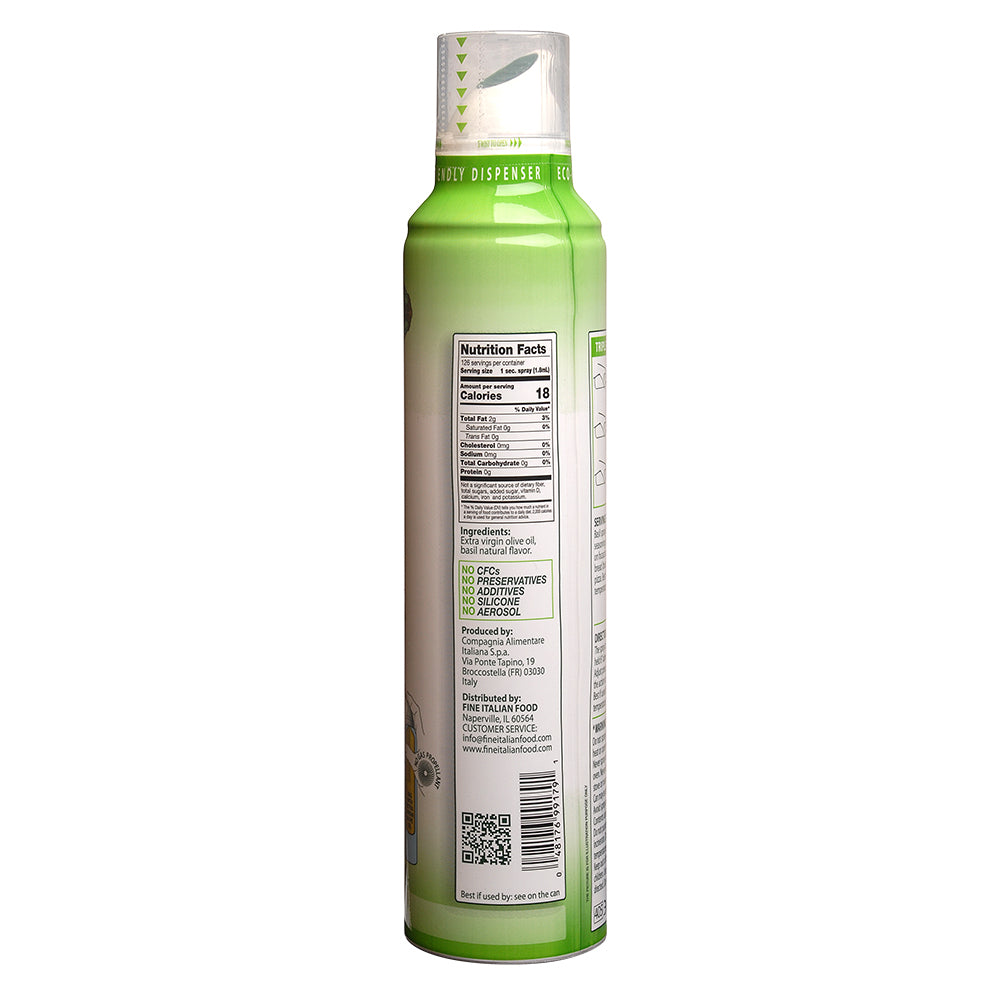 Mantova Basil Extra Virgin Olive Oil Spray, 8 oz.