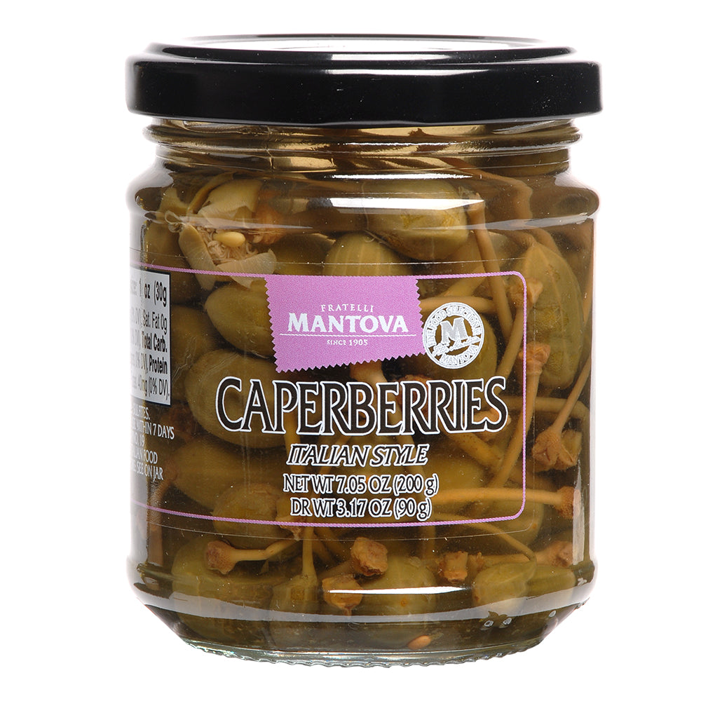 Mantova Caperberries, 7.05 oz.