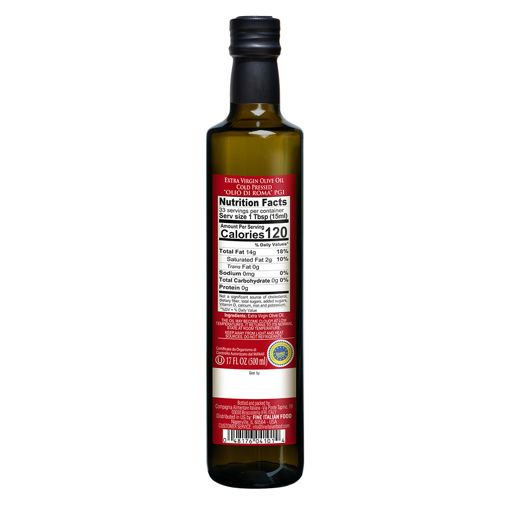 Mantova Roma Amor "Olio di Roma" PGI Extra Virgin Olive Oil, 17 fl. oz.