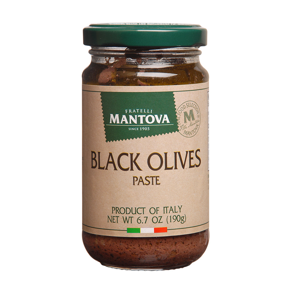 
                  
                    Mantova Black Olives Paste, 6.5 oz.
                  
                