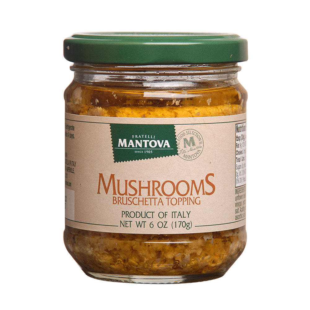 Mantova Mushroom Bruschetta, 6 oz.