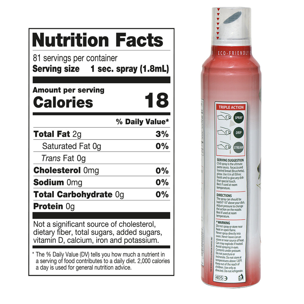 
                  
                    Mantova Chili Extra Virgin Olive Oil Spray, 8 oz.
                  
                