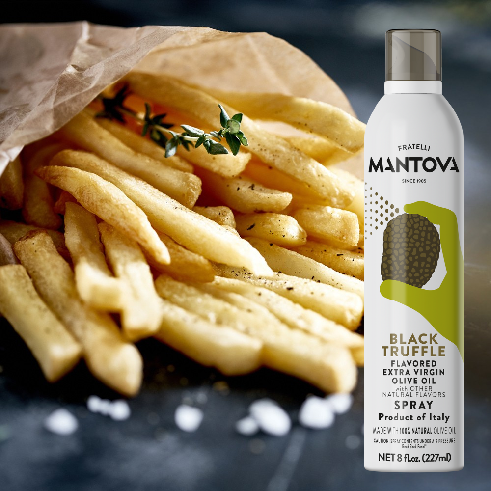 
                  
                    Mantova Black Truffle Extra Virgin Olive Oil Spray, 8 fl. oz.
                  
                