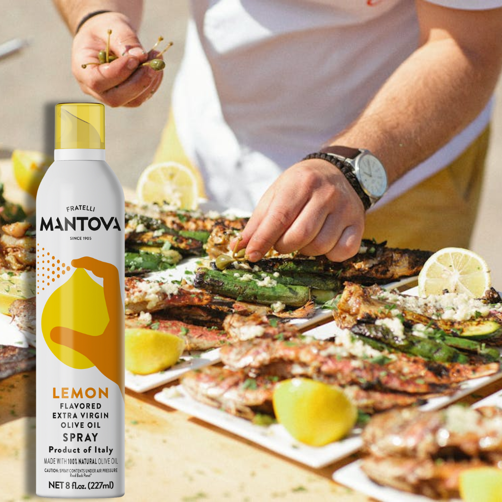 
                  
                    Mantova Lemon Extra Virgin Olive Oil Spray, 8 oz.
                  
                
