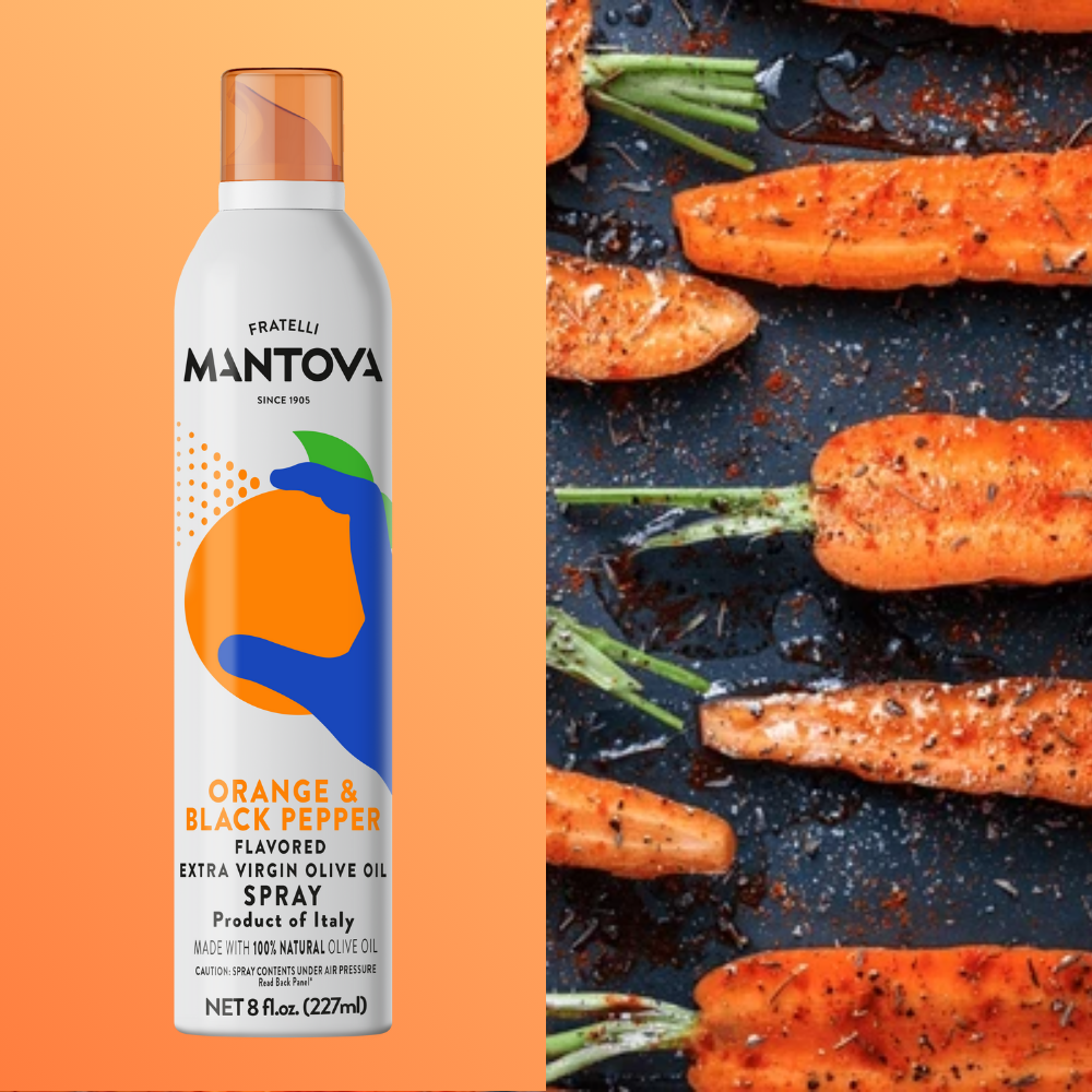 
                  
                    Mantova Orange & Black Pepper Extra Virgin Olive Oil Spray, 8 oz.
                  
                