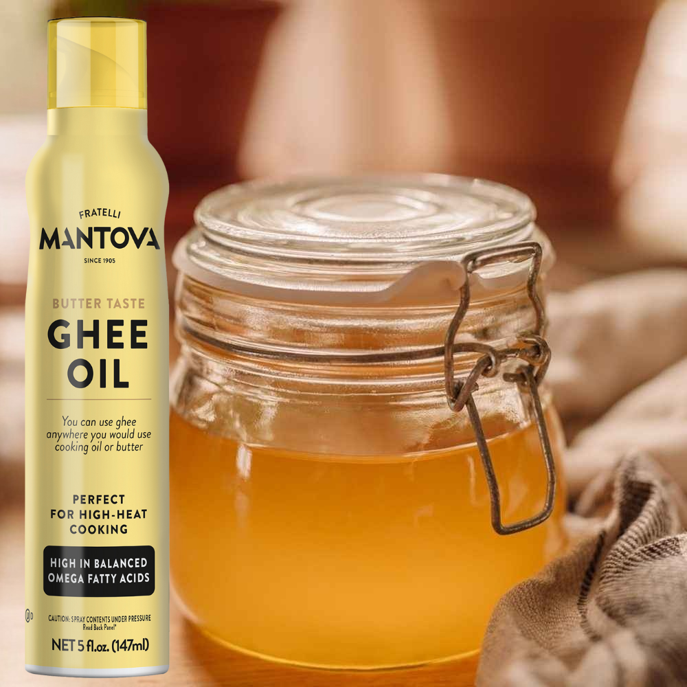 
                  
                    Mantova Ghee Oil Spray, 5 oz.
                  
                