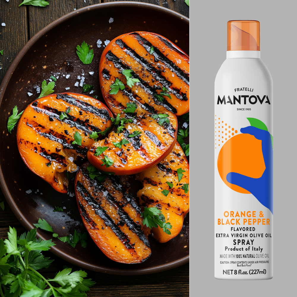 
                  
                    Mantova Orange & Black Pepper Extra Virgin Olive Oil Spray, 8 oz.
                  
                