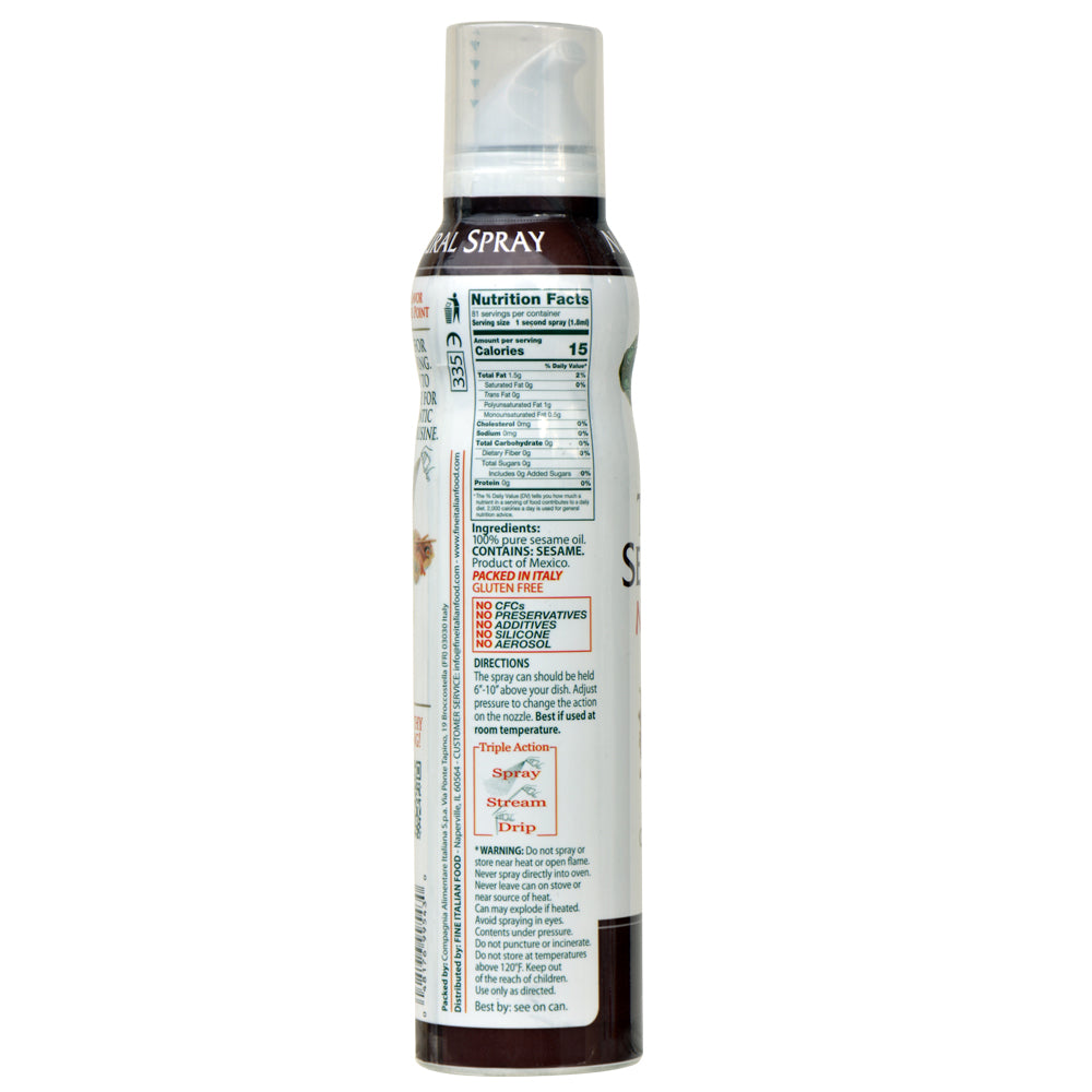 
                  
                    Mantova Toasted Sesame Oil Spray, 5 oz.
                  
                