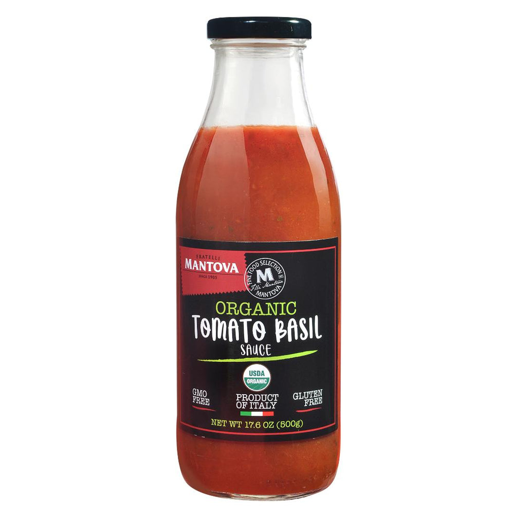 Mantova Organic Tomato Basil Sauce, 17.6 oz.