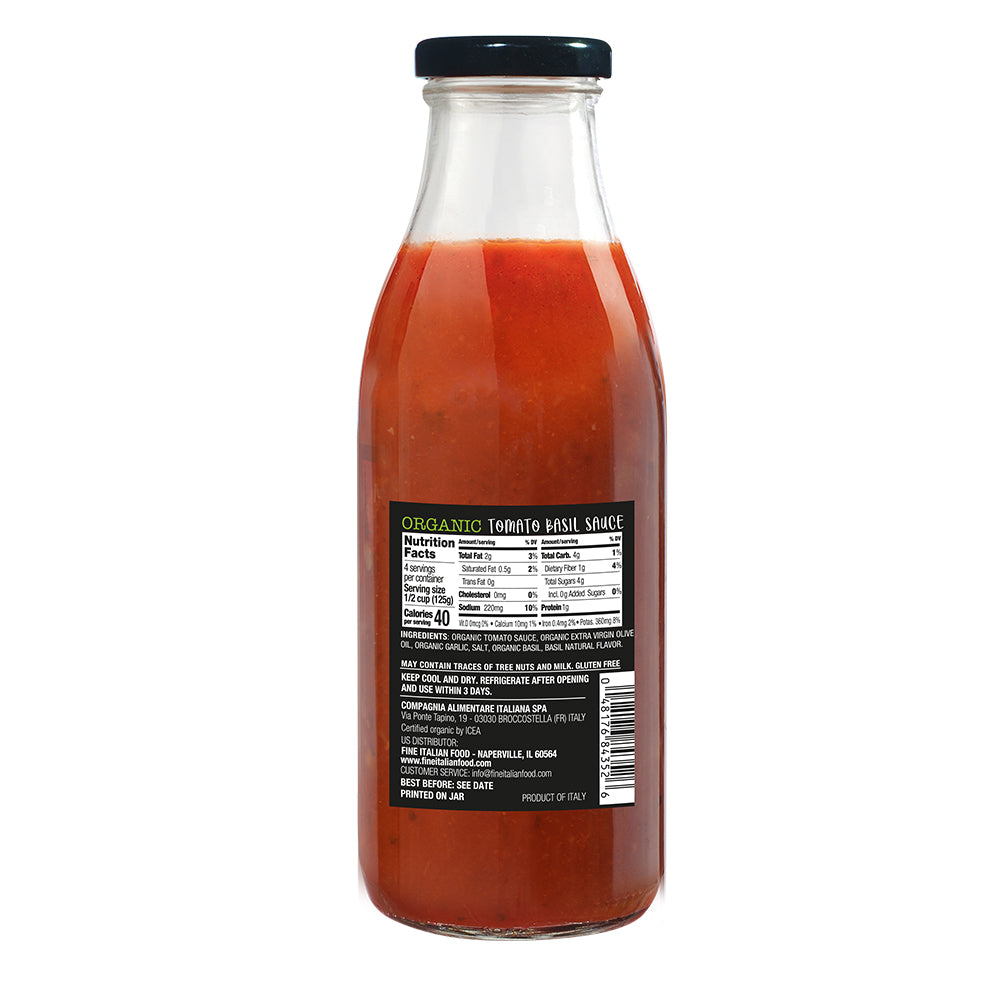 
                  
                    Mantova Organic Tomato Basil Sauce, 17.6 oz.
                  
                