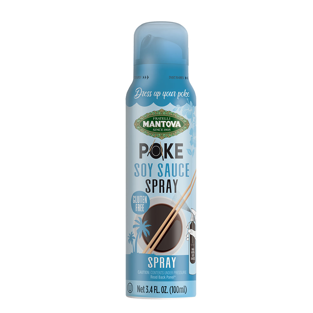 Mantova Poke Soy Sauce Spray, 3.4 fl. oz.