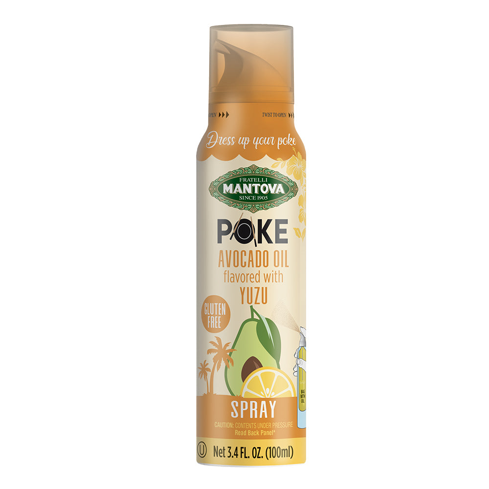 Mantova Poke Avocado Oil with Yuzu Spray, 3.4 fl. oz.