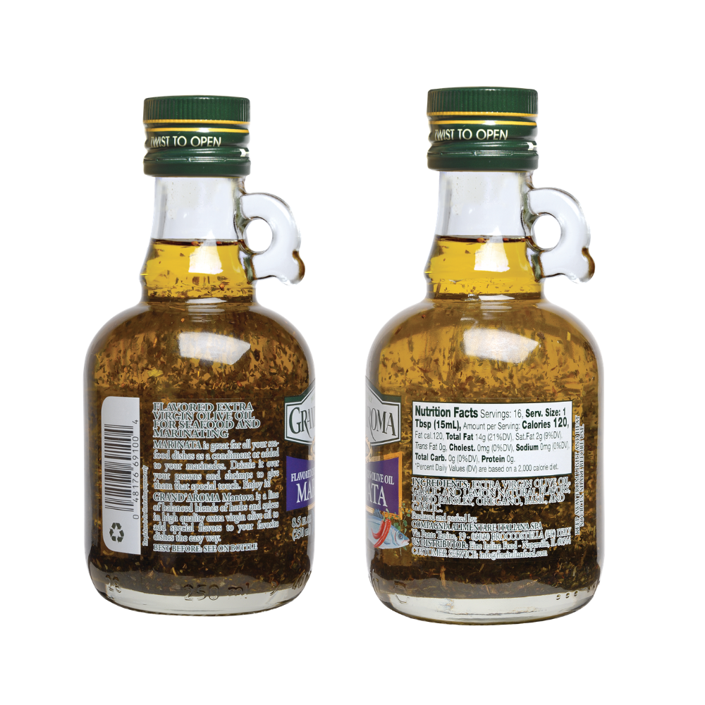 
                  
                    Mantova Grand'Aroma Marinata Extra Virgin Oil, 8.5 oz.
                  
                