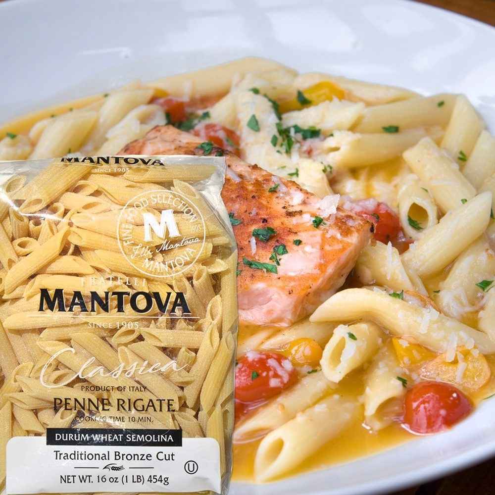 Mantova Bronze Cut Penne Rigate Pasta, 1 lb. Mantova Fine Italian Food