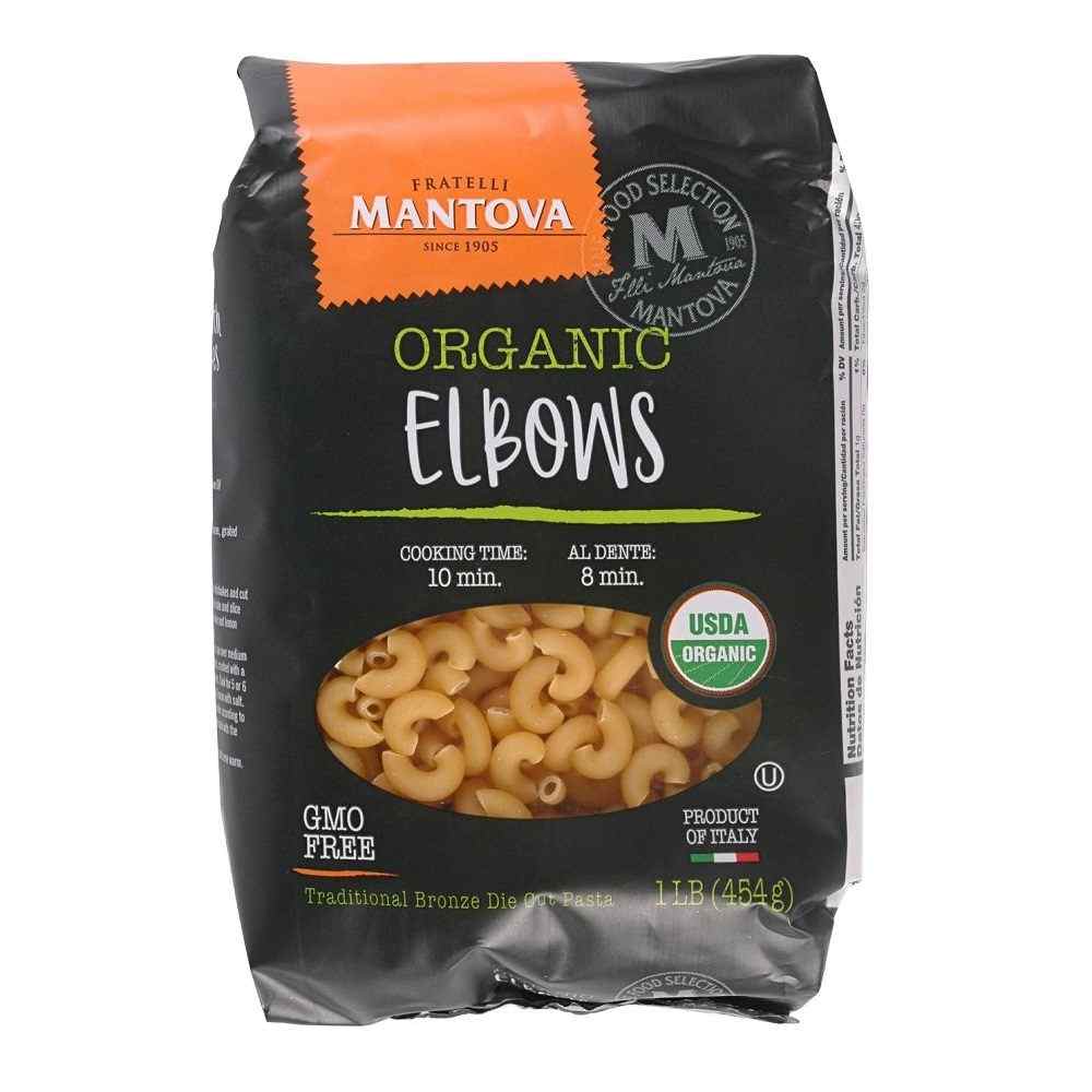 Mantova Organic Elbow Pasta, 1 lb.