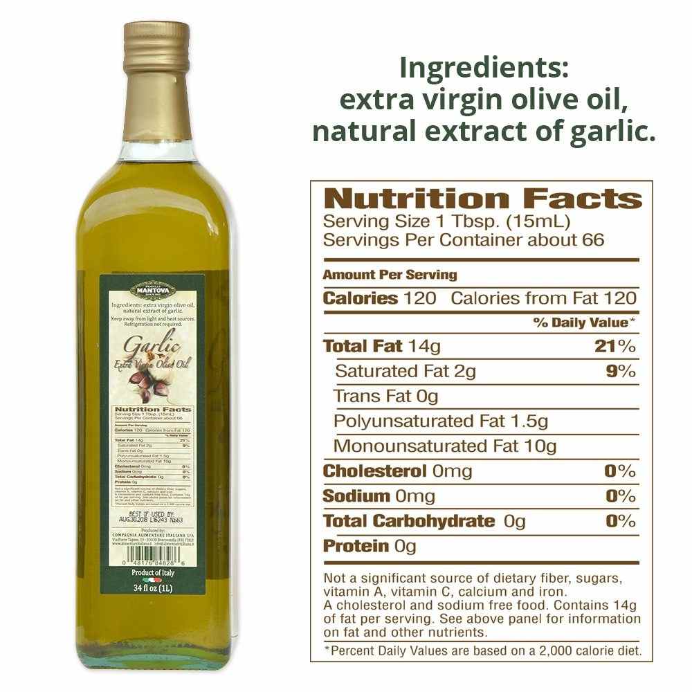 
                  
                    Mantova Garlic Extra Virgin Olive Oil - 34 oz.
                  
                
