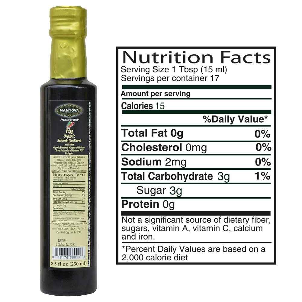 
                  
                    Mantova Organic Fig Balsamic Vinegar of Modena, 8.5 fl. oz.
                  
                