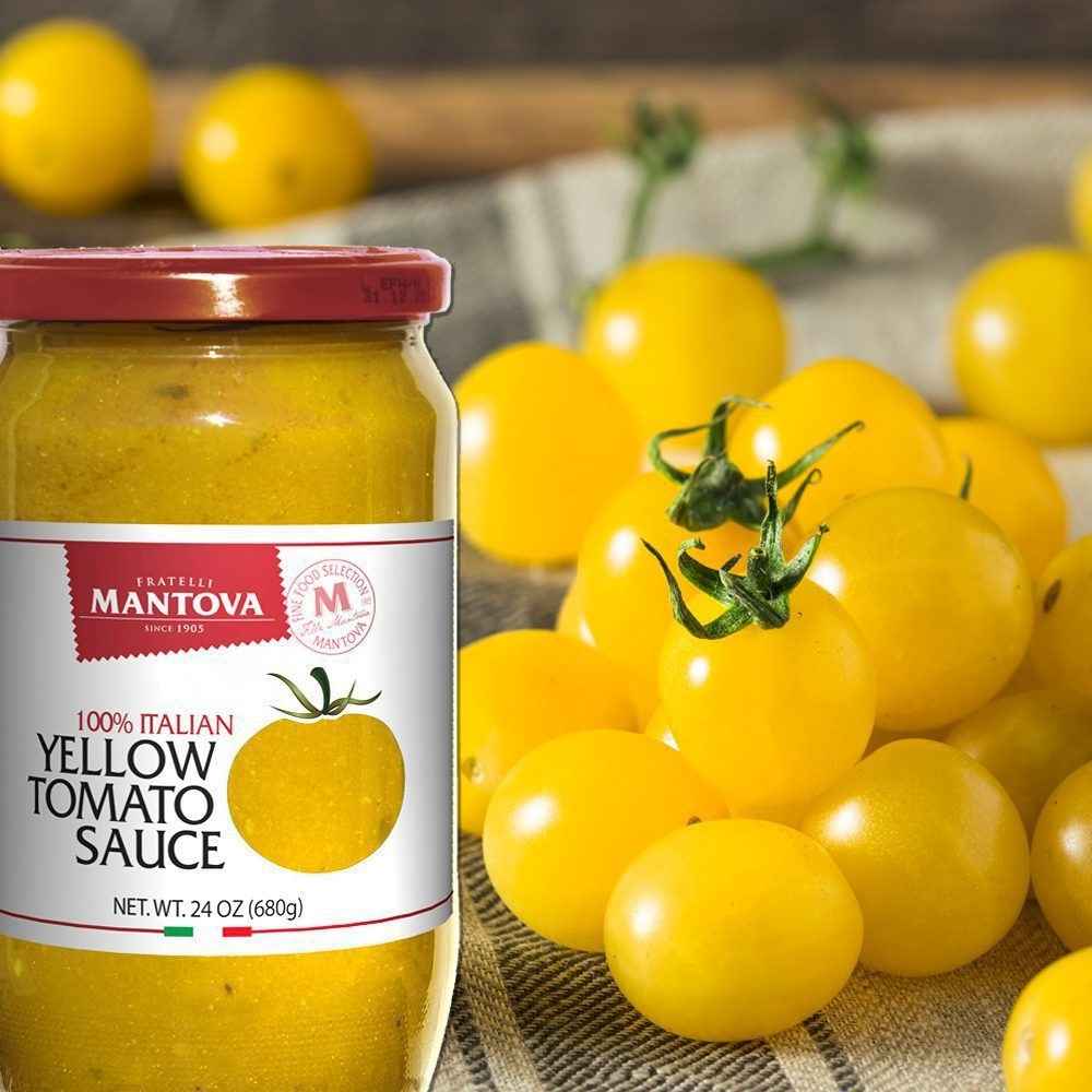
                  
                    Mantova Yellow Tomato Sauce, 24 oz.
                  
                