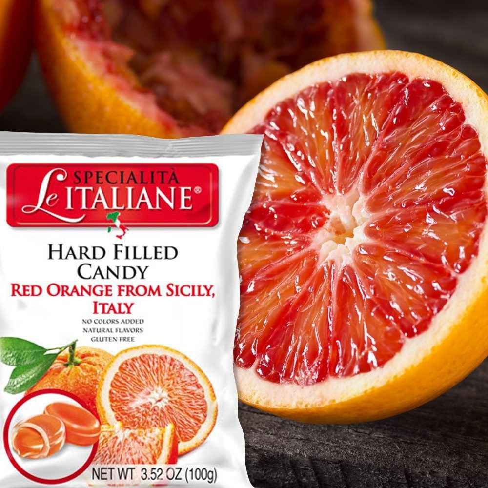 
                  
                    Le Specialità Italiane Hard Candy with Red Orange of Sicily, 3.52 oz.
                  
                