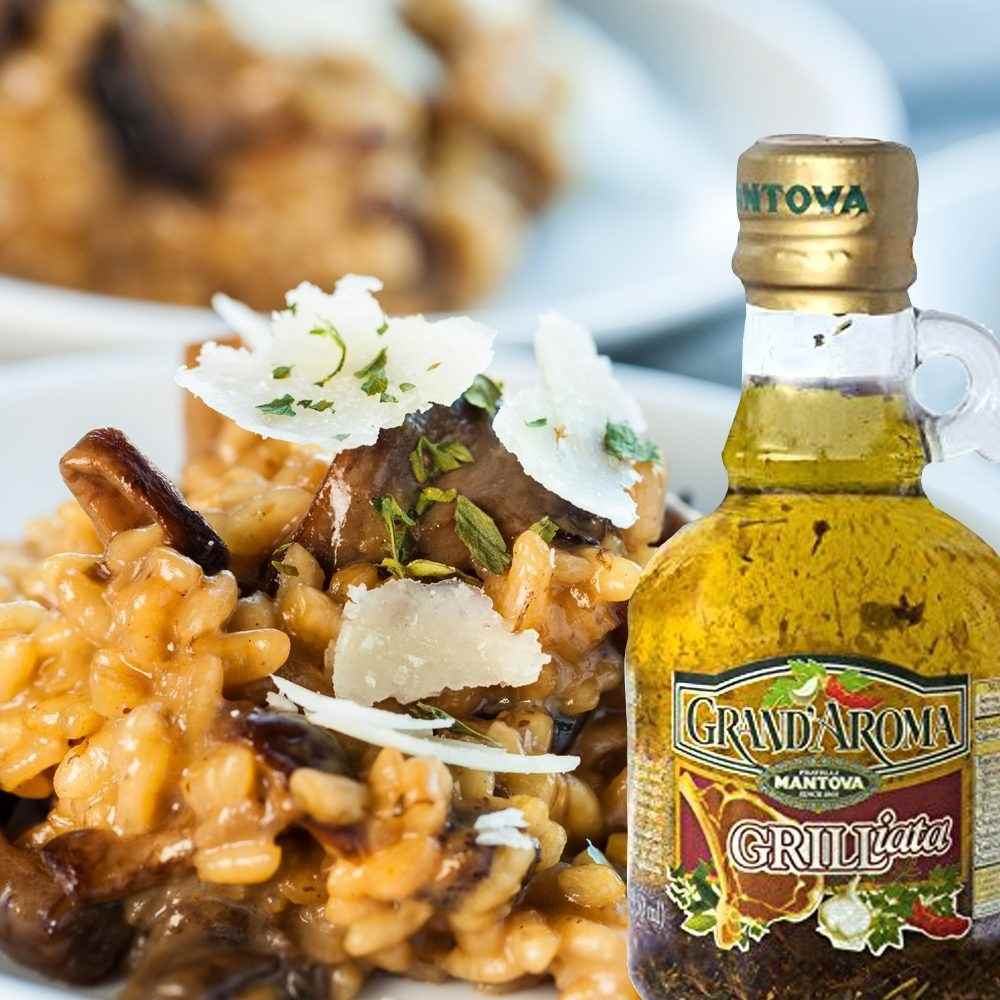 Mantova Grand'Aroma Grilliata Extra Virgin Oil, 8.5 oz. – Mantova
