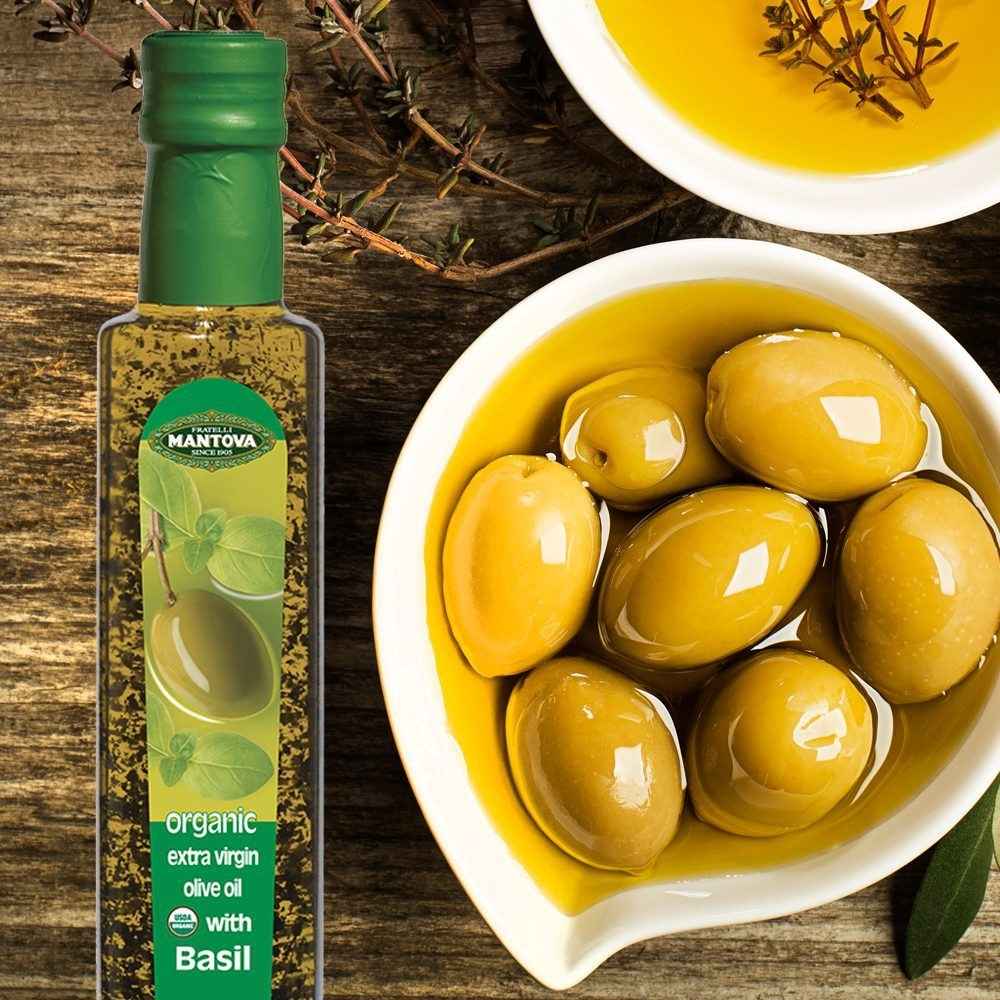 
                  
                    Mantova Organic Basil Extra Virgin Olive Oil, 8.5 oz.
                  
                