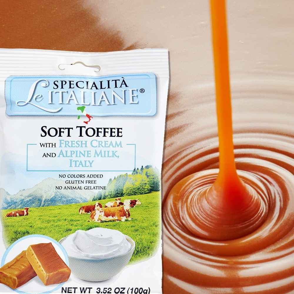 
                  
                    Le Specialità Italiane Soft Toffee with Fresh Cream and Alpine Milk of Italy, 3.52 oz.
                  
                