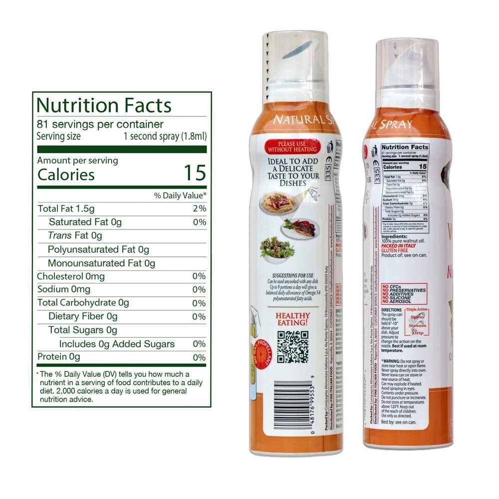 Mantova Walnut Oil Spray, 5 oz.