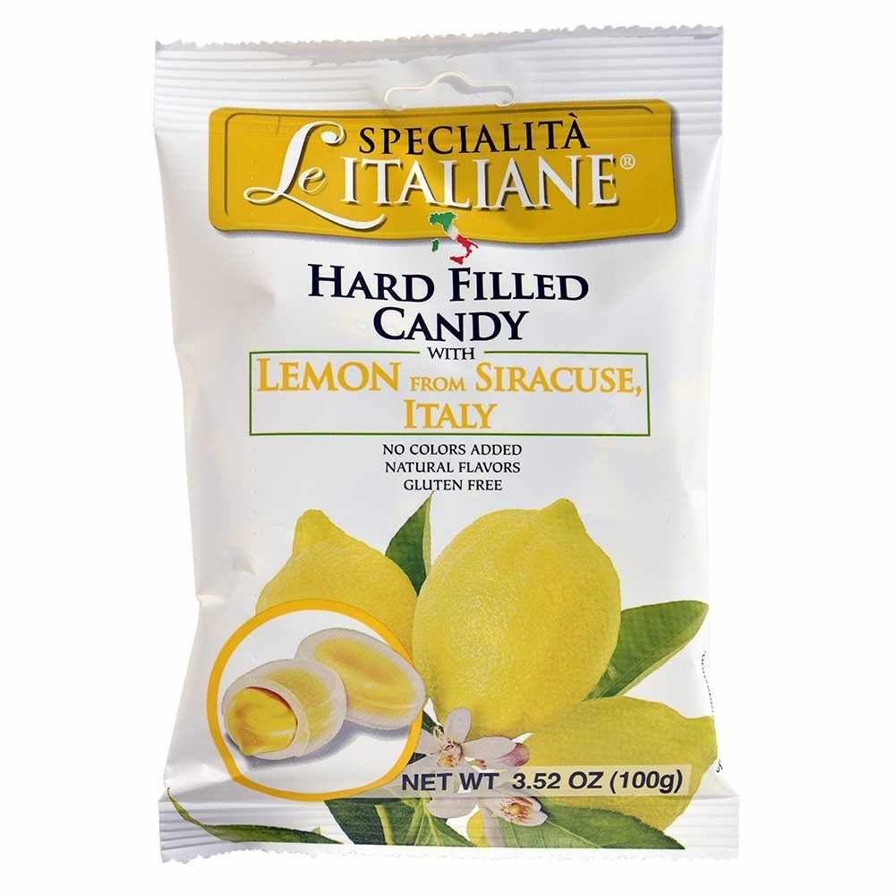 Le Specialità Italiane Hard Candy with Lemon of Syracuse PGI, 3.52 oz.
