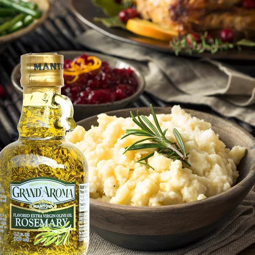 Mantova Grand'Aroma Rosemary Extra Virgin Olive Oil, 8.5 oz