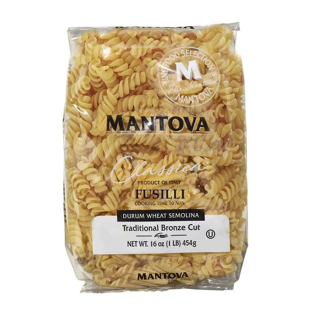 Mantova Bronze Cut Fusilli Pasta, 1 lb.
