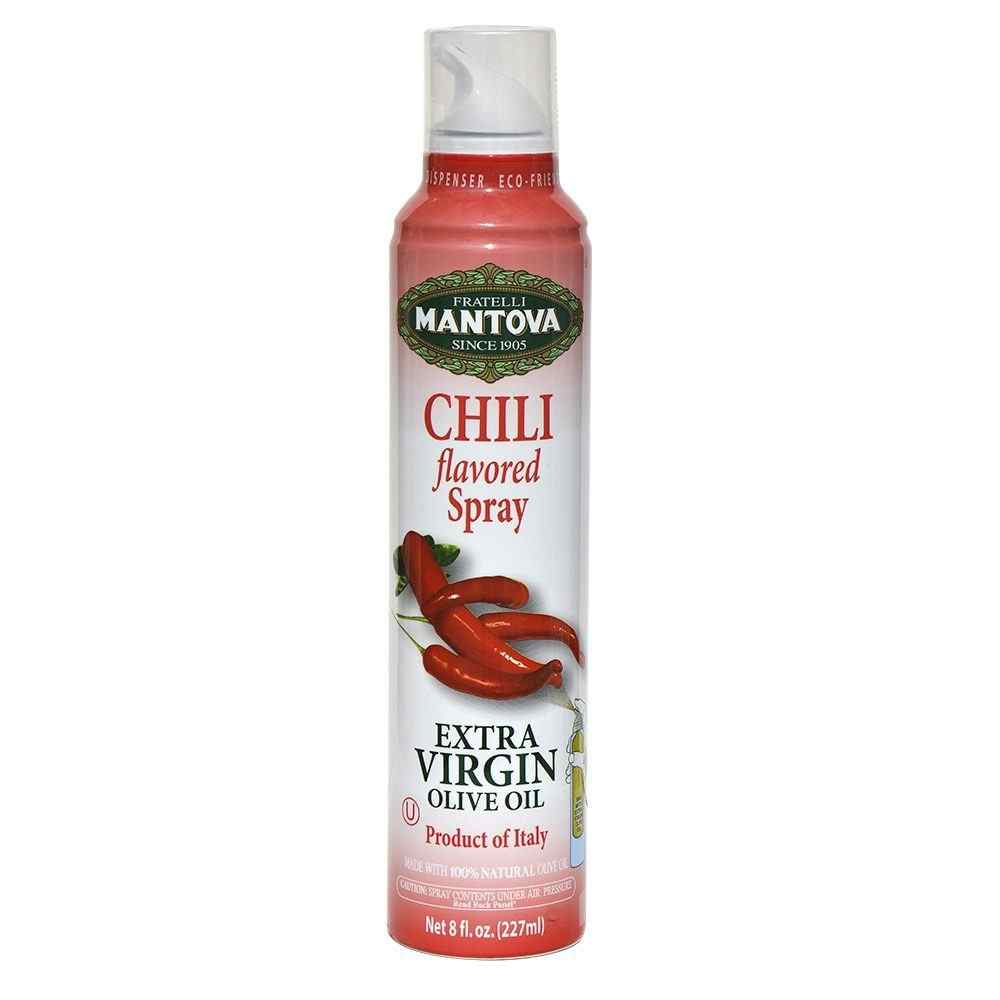 Mantova Chili Extra Virgin Olive Oil Spray, 8 oz.