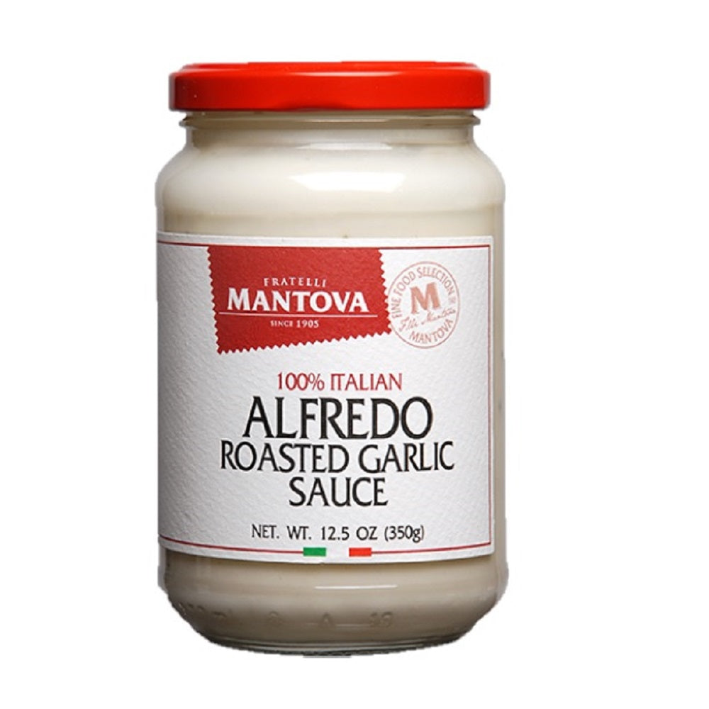 
                  
                    Mantova Italian Roasted Garlic Alfredo Sauce, 12.5 oz.
                  
                